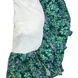 Laura Ashley Full Bramble Berry Ruffle Bed Skirt  Dust Ruffle 14” Drop